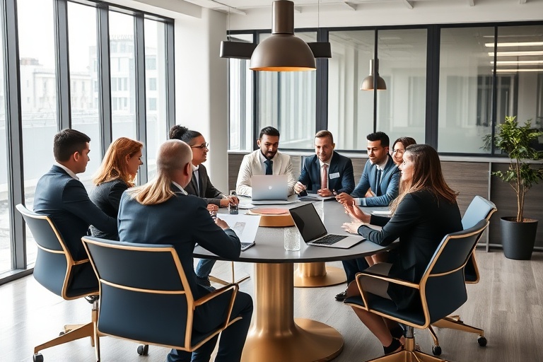 Professional consulting team